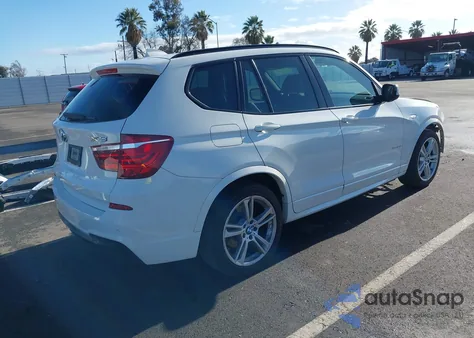 2014 BMW X3 xDrive28I z USA, uszkodzony, nr VIN 5UXWX9C5XE0D27774
